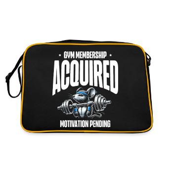 Adhésion à une salle de sport Motivation acquise - Sac Retro - noir/or - Dos