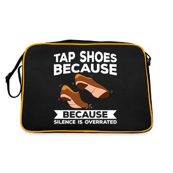 Claquettes Claquettes Claquettes Danseuse de claquettes - Sac Retro - noir/or - Dos