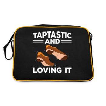 Claquettes Claquettes Claquettes Danseuse de claquettes - Sac Retro - noir/or - Dos