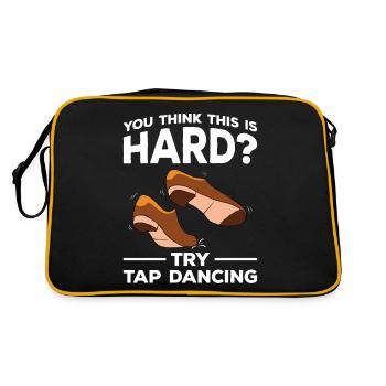 Claquettes Claquettes Claquettes Danseuse de claquettes - Sac Retro - noir/or - Dos
