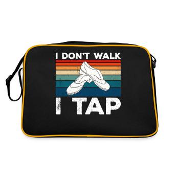 Claquettes Claquettes Claquettes Danseuse de claquettes - Sac Retro - noir/or - Dos