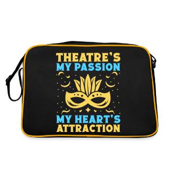 Musical Theatre My Passions Theater Design - Retro Bag - black/gold - Back