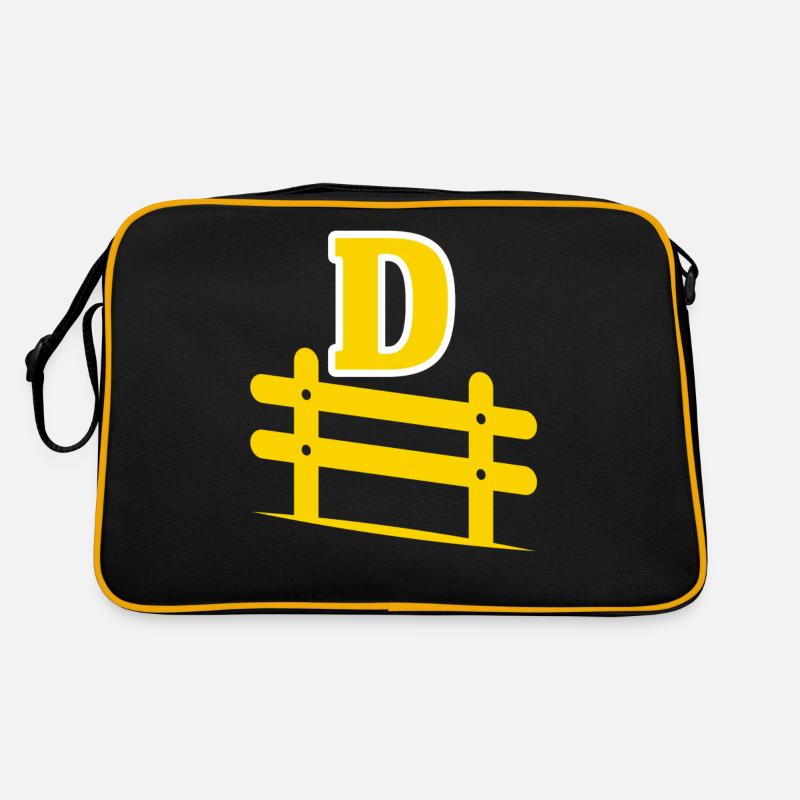Tapis de bar double Clôture Motif Jaune Sac Retro