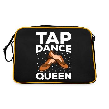 Claquettes Claquettes Claquettes Danseuse de claquettes - Sac Retro - noir/or - Dos