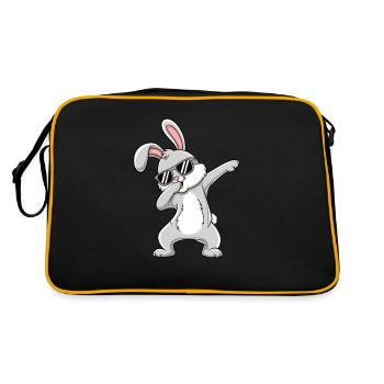 Dubbing Bunny - Retro Bag - black/gold - Back