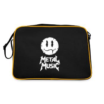 Musique métal - Sac Retro - noir/or - Dos