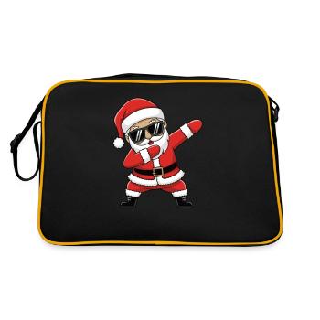 Doublage du Père Noël - Sac Retro - noir/or - Dos