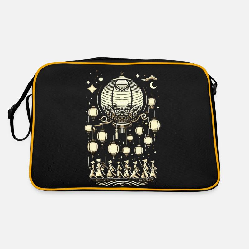 Lantern parade, lantern Retro Bag
