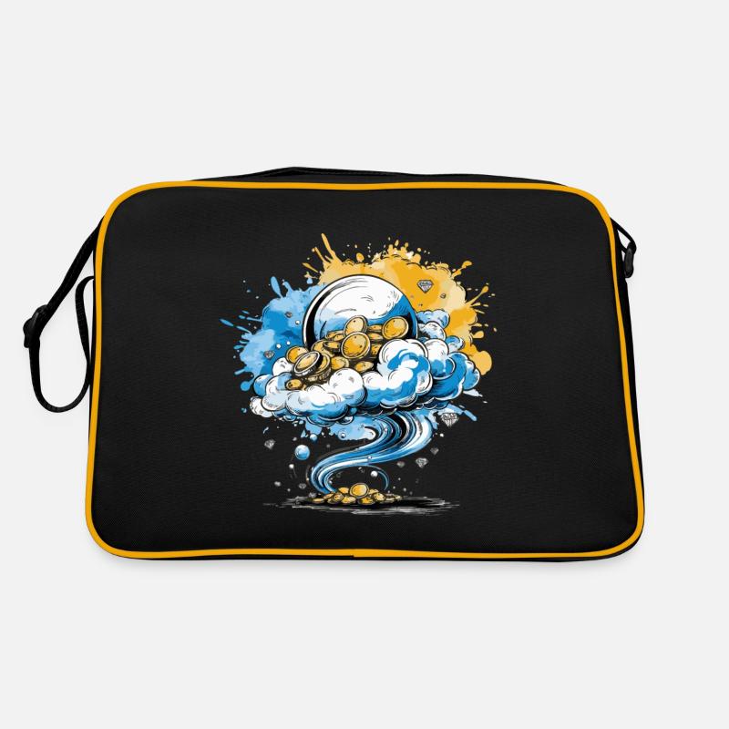 THE BUBBLE AND A WHIRLWIND Retro Bag