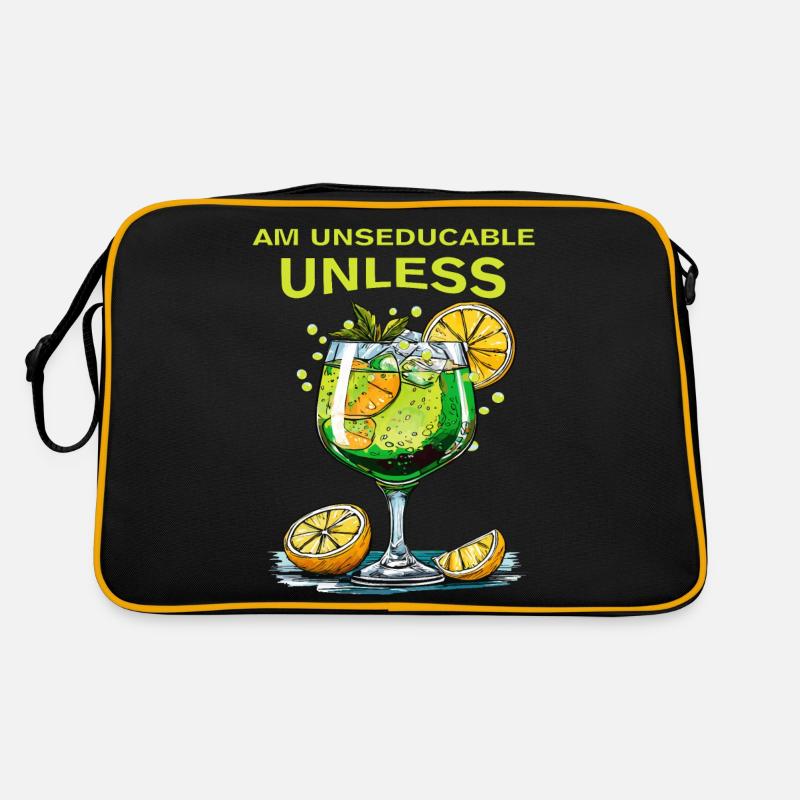 GETRÄNK AM UNSEDUCABLE UNLESS Retro Tasche