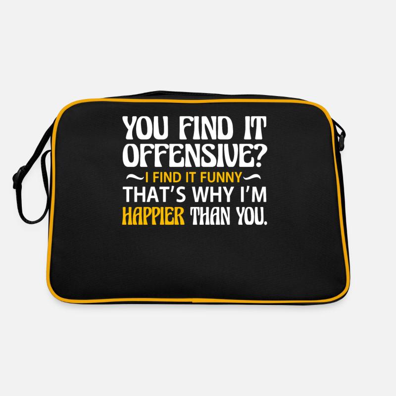 You think it's offensive? I think it's funny Retro Bag