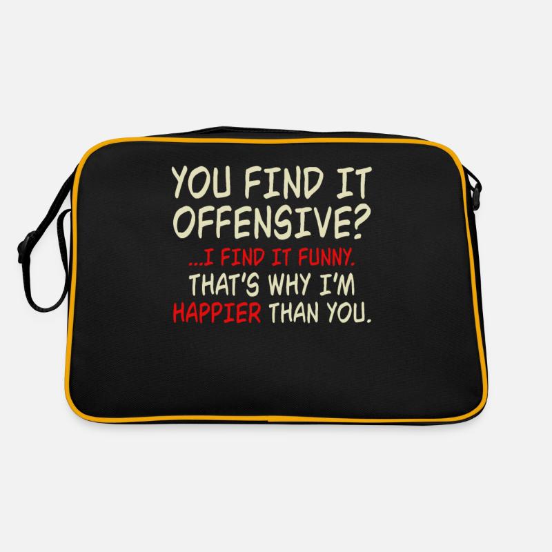 Do you find it offensive? I think it's funny Retro Bag