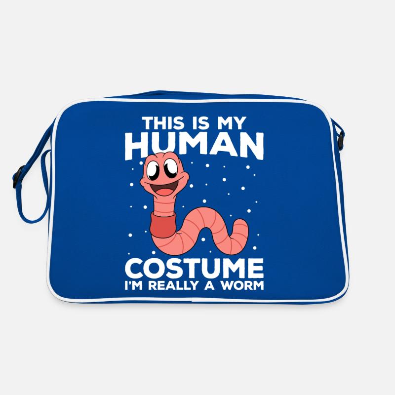 Mignon ver drôle vers de terre vers de terre Sac Retro