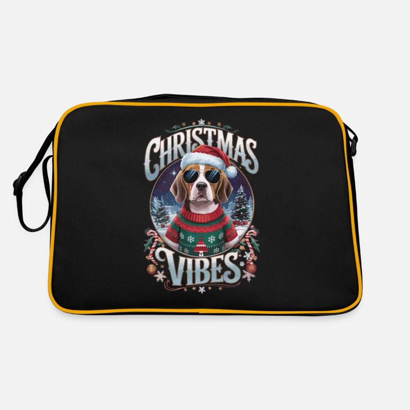 Ambiance de Noël Beagle Sac Retro