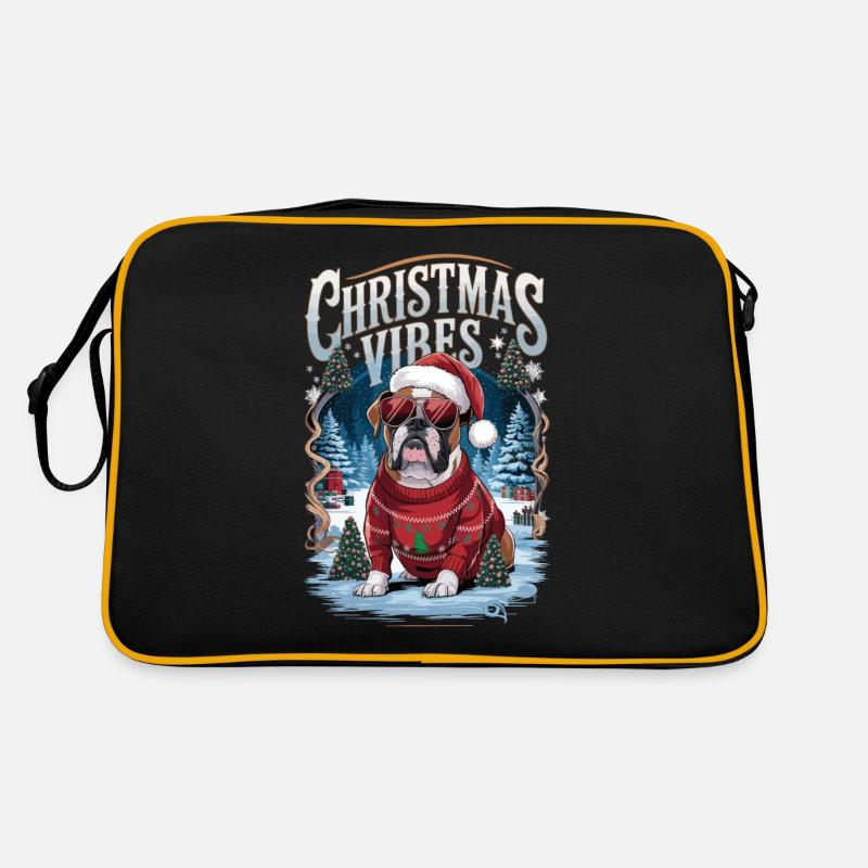 Boxer Noël Vibes Sac Retro