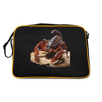 SCORPION - Sac Retro - noir/or - Dos