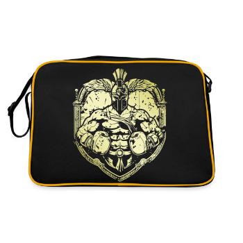 Spartan Boxer - Retro Bag - black/gold - Back