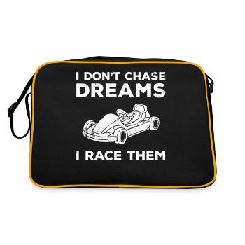 Go Kart Kart Driver Go Kart Racing - Sac Retro - noir/or - Dos