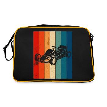 Go Kart Kart Driver Go Kart Racing - Sac Retro - noir/or - Dos