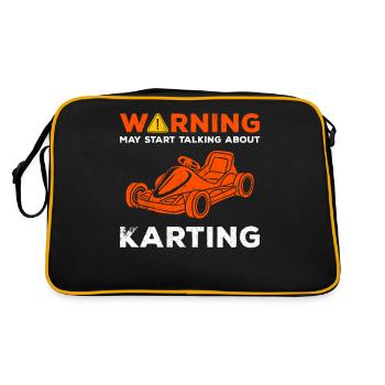 Go Kart Kart Driver Go Kart Racing - Sac Retro - noir/or - Dos