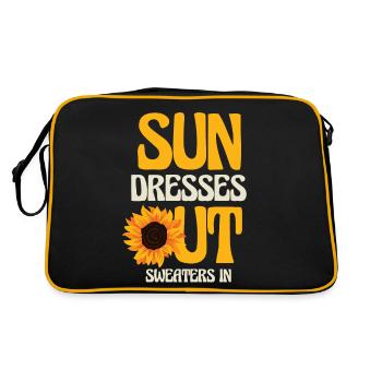 Sundressierungen Aus, Pullover In, Umarmen Vintage - Retro Tasche - Schwarz/Gold - Hinten