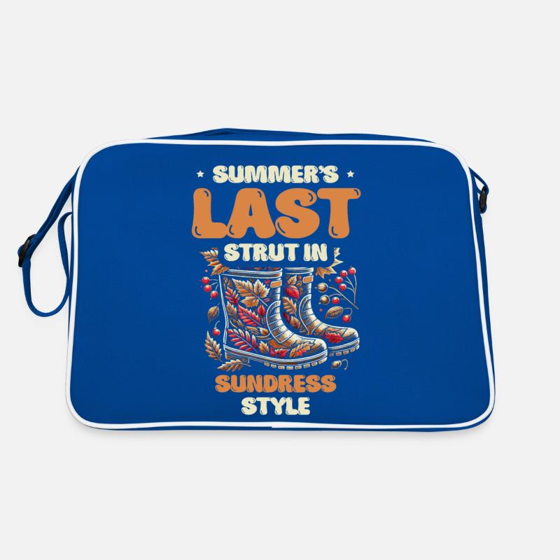 Dernière parade de l’été en robe d’été style automne Sac Retro