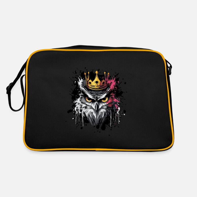 eule tier Retro Tasche