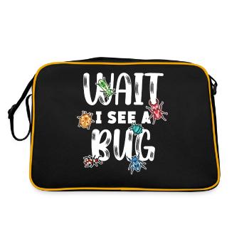 Attendez, je vois une aventure d’exploration de bugs - Sac Retro - noir/or - Dos