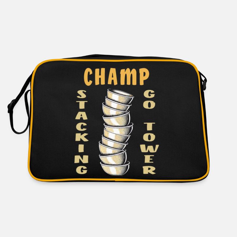 EMPILAGE DE GOBELETS CHAMP GO TOWER Sac Retro