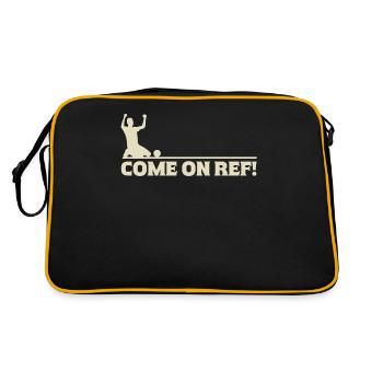 Come On Ref! Football Passion Fan - Retro Bag - black/gold - Back