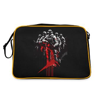 HEROIC SHADOW - Retro Bag - black/gold - Back