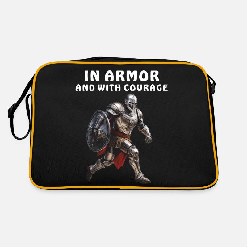EN ARMURE ET AVEC COURAGE Sac Retro