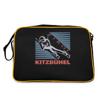 Kitzbühel Skifahren Tirol Design Kitzbühel Ski - Sac Retro - noir/or - Dos