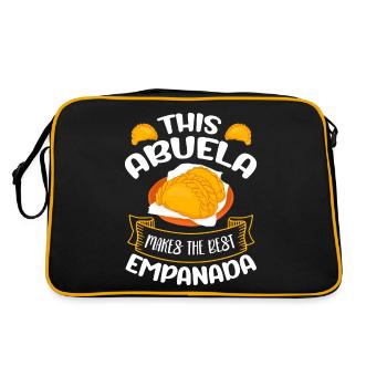 Cette Abuela fait la meilleure grand-mère latine empanada - Sac Retro - noir/or - Dos