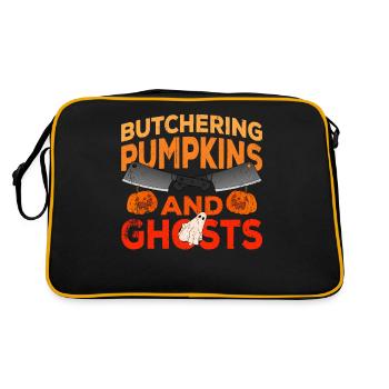 Boucherie d'Halloween Boucherie d'Halloween - Sac Retro - noir/or - Dos