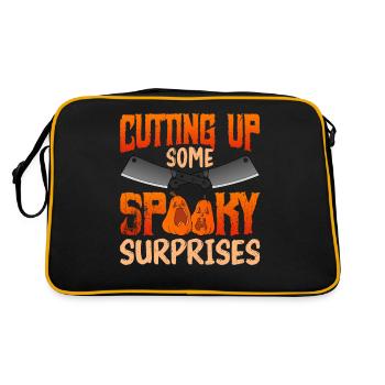 Boucherie d'Halloween Boucherie d'Halloween - Sac Retro - noir/or - Dos