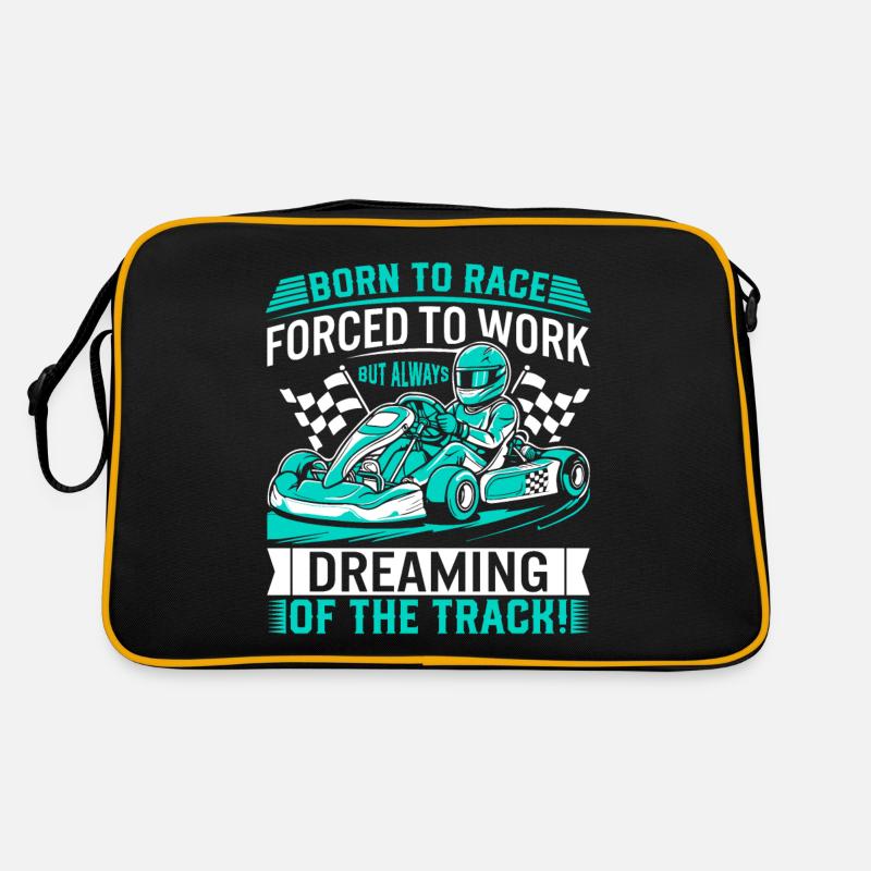 Né pour la course, forcé de travailler – mais toujours rêveur Sac Retro