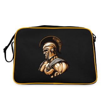 Spartan Gladiator Muscles Sparta 300 - Sac Retro - noir/or - Dos
