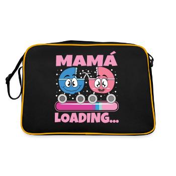 scMama 2024 Expectant Mother Pregnancy - Retro Bag - black/gold - Back