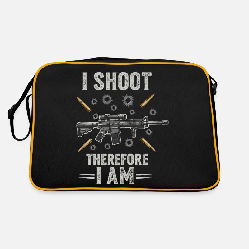 Ich schieße, also bin ich. Retro Tasche