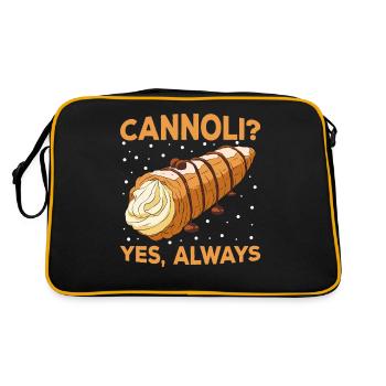 Cannoli Cannolo - Retro Bag - black/gold - Back