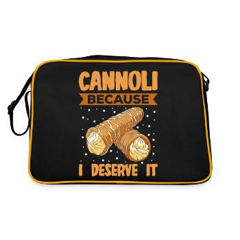 Cannoli Cannolo - Retro Bag - black/gold - Back
