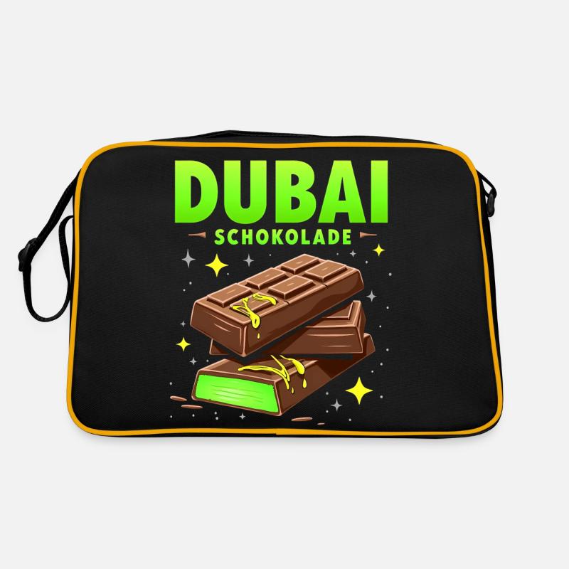Dubai Chocolate - Funny Saying Retro Bag