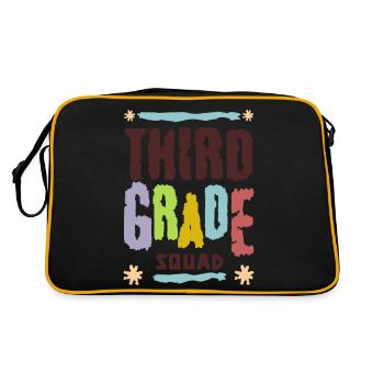 Squad third grade school - Retro Bag - black/gold - Back