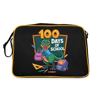 100e jour d’école 100 jour d’école des enfants - Sac Retro - noir/or - Dos