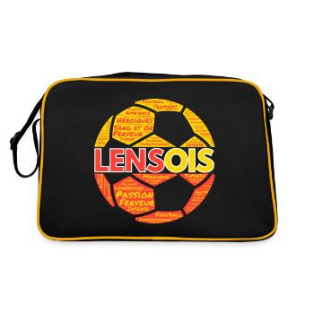 Fierté Lensoise Football - Sac Retro - noir/or - Dos