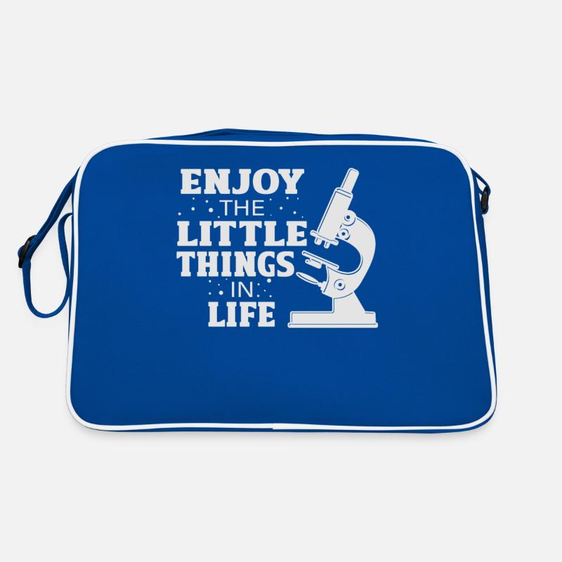 Profitez des petites choses de la vie Microscope Sac Retro