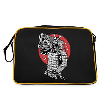 Pop Culture Aamurai boombox - Sac Retro - noir/or - Dos