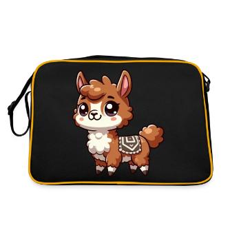 Lama enfant - Sac Retro - noir/or - Dos