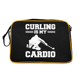 Curling Sport Curling - Sac Retro - noir/or - Dos